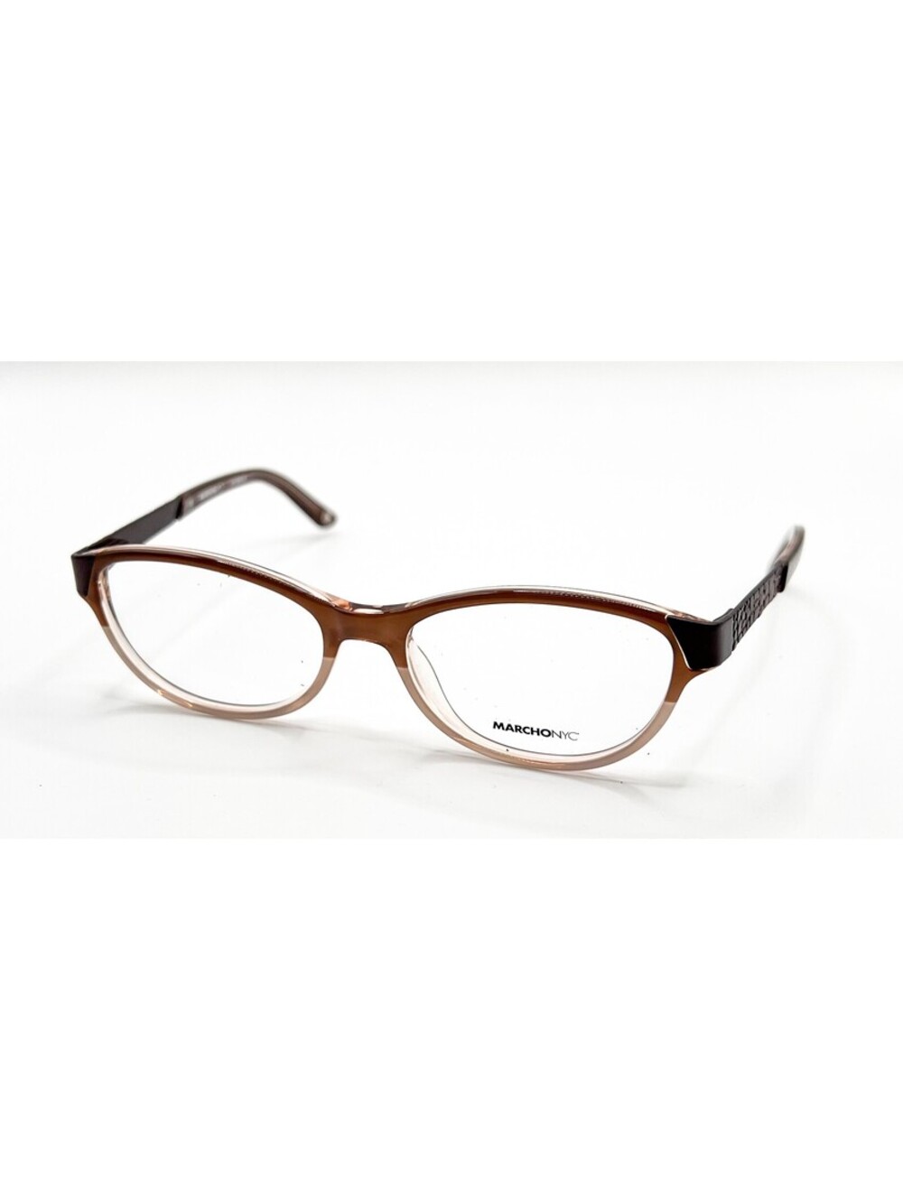 Marchon Nyc Lenox 216 Brown Tortoise Gradient Authentic Eyeglasses 49-16-135
